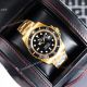 Clean Factory Superclone Rolex Submariner Cal.3135 Watch 904L Yellow Gold Black Ceramic 40mm (6)_th.jpg